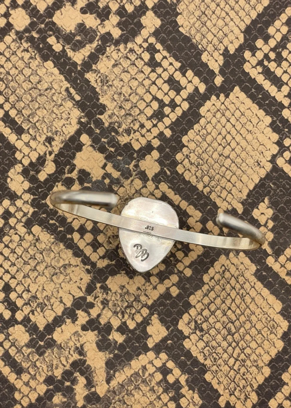 Scorpion Heart Cuff Bracelet