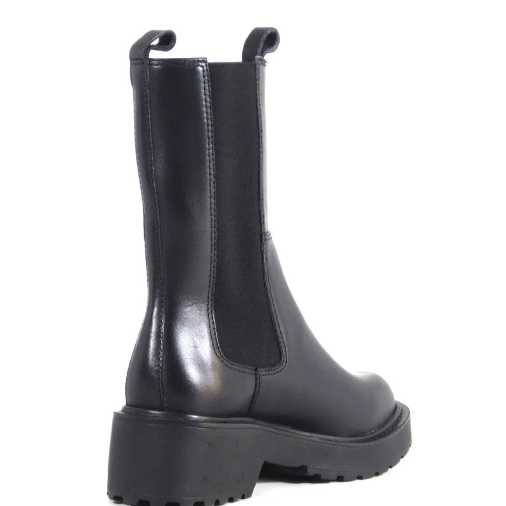 Shadow Leather Booties