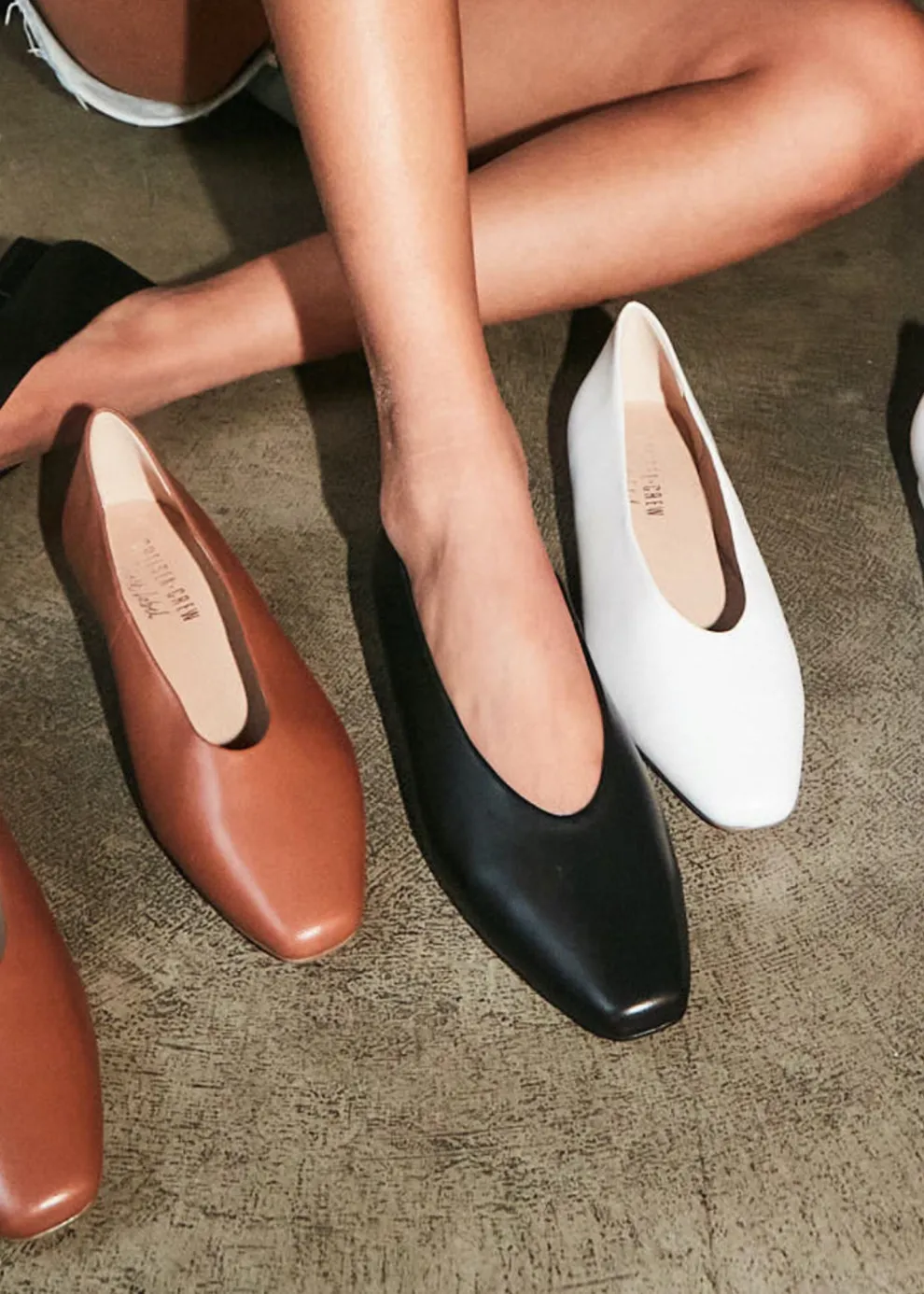 Slick Ballet Flats