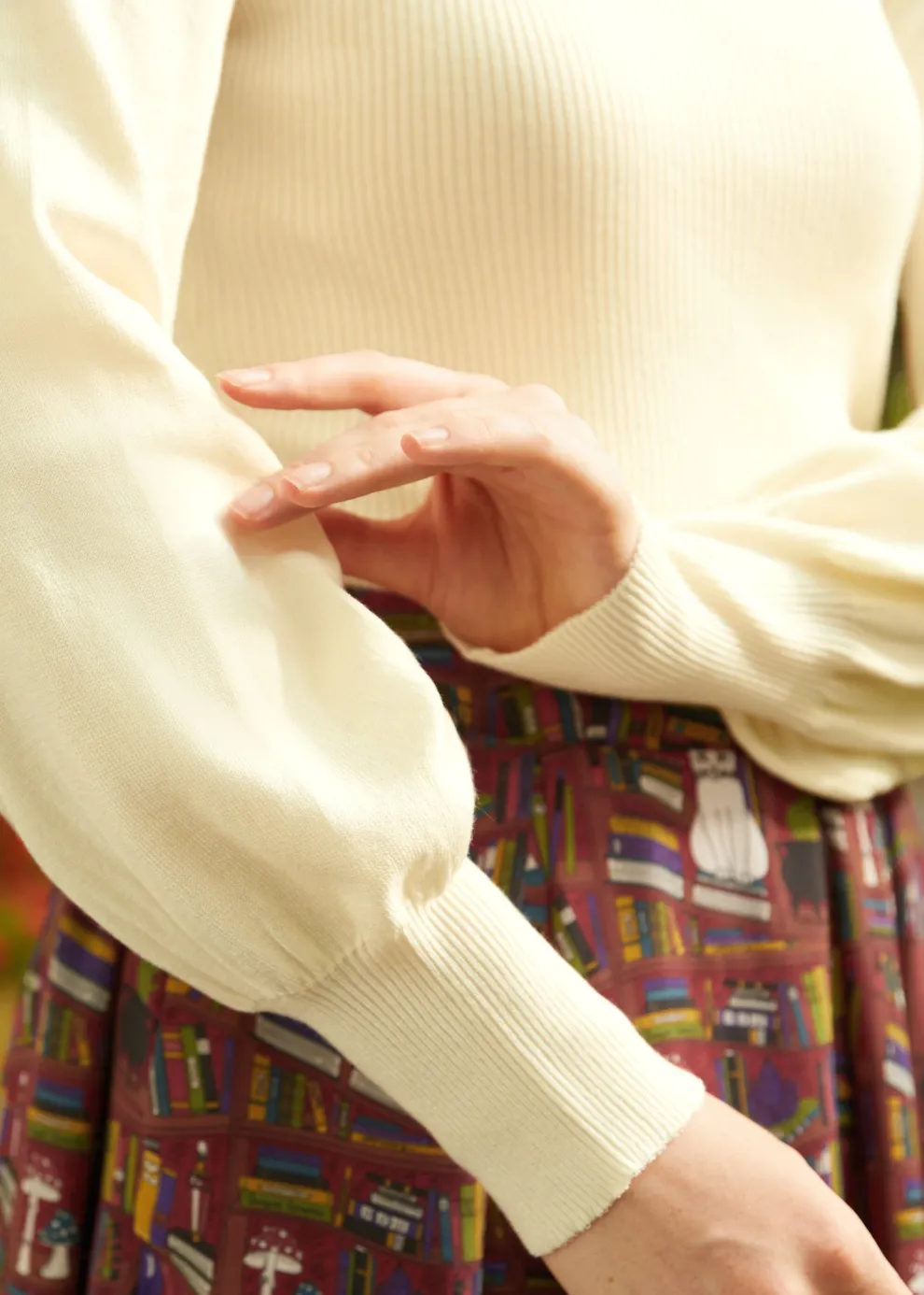 Sock Hop Sensation Long Sleeve Scoopneck top