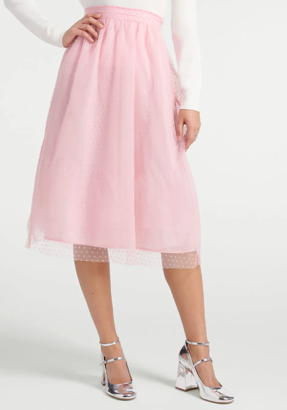 Spotted Across The Room Skirt