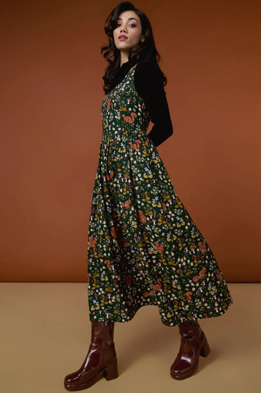 Squirrel Away Midi Dress