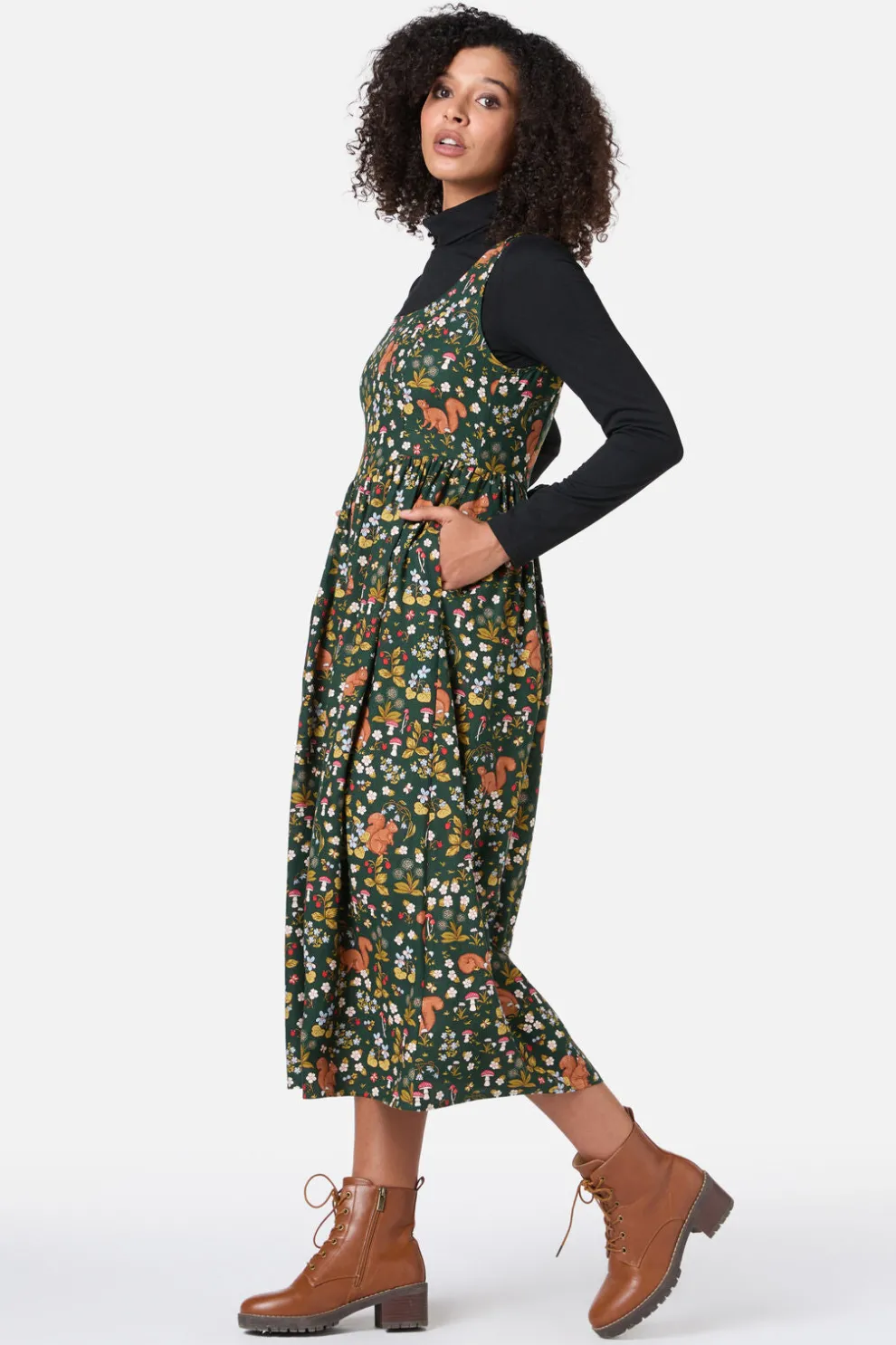 Squirrel Away Midi Dress