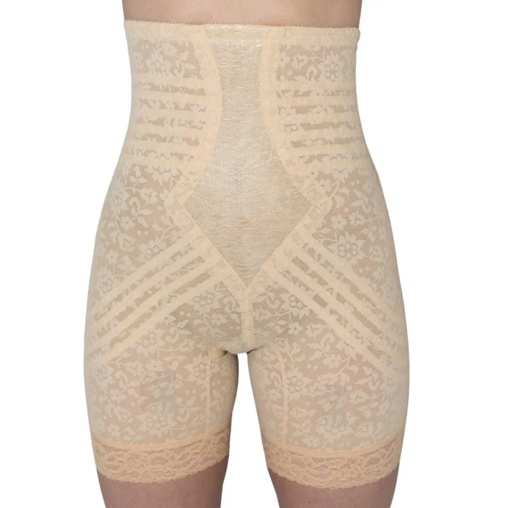 Style 6207 | No Roll High Waist Lace Thigh Slimmer with Extra Firm Support