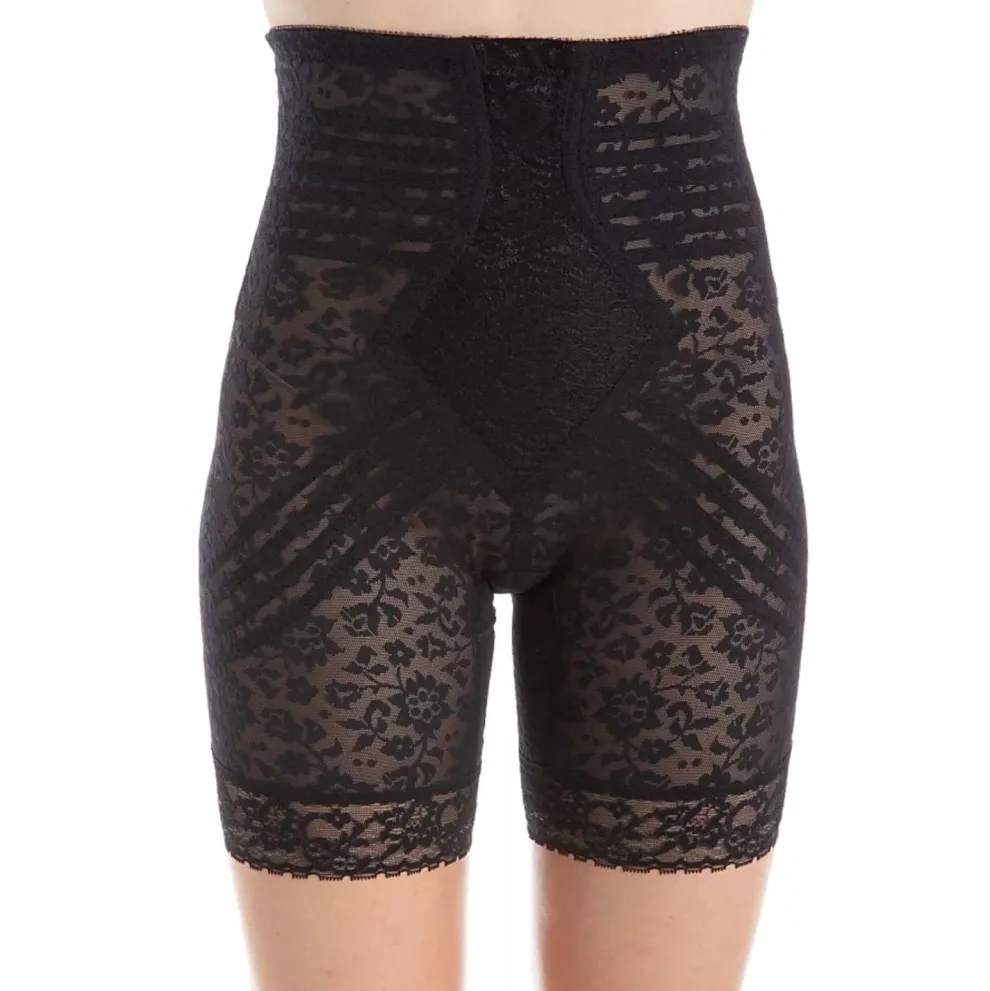 Style 6207 | No Roll High Waist Lace Thigh Slimmer with Extra Firm Support