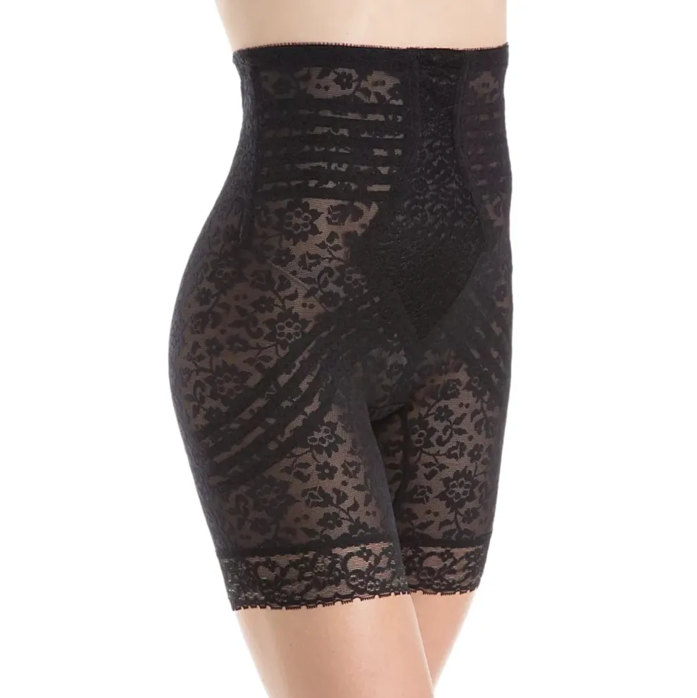 Style 6207 | No Roll High Waist Lace Thigh Slimmer with Extra Firm Support