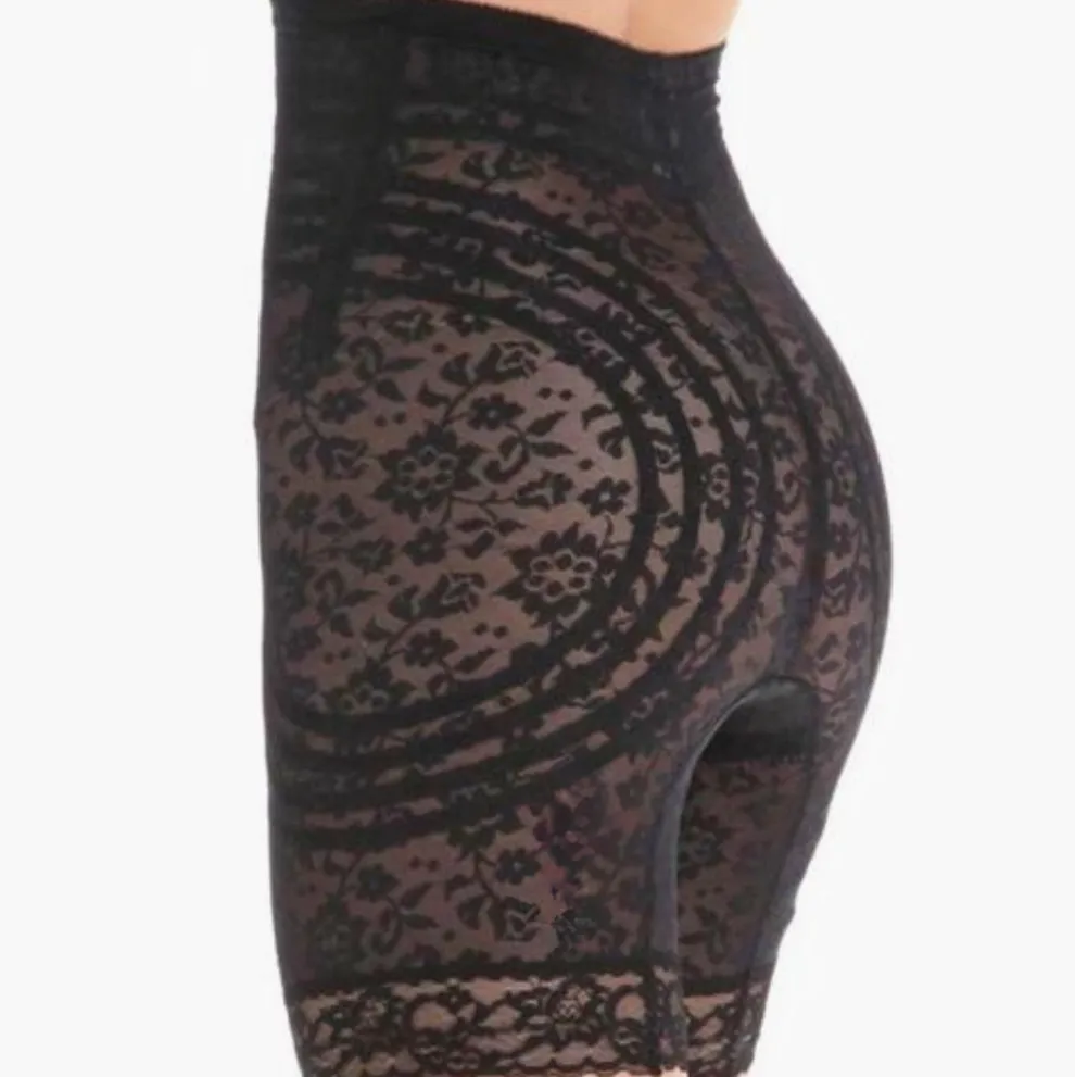 Style 6207 | No Roll High Waist Lace Thigh Slimmer with Extra Firm Support