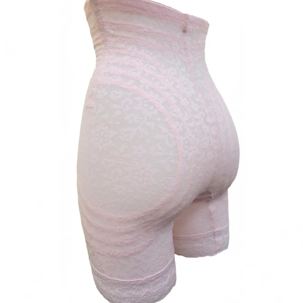 Style 6207 | No Roll High Waist Lace Thigh Slimmer with Extra Firm Support