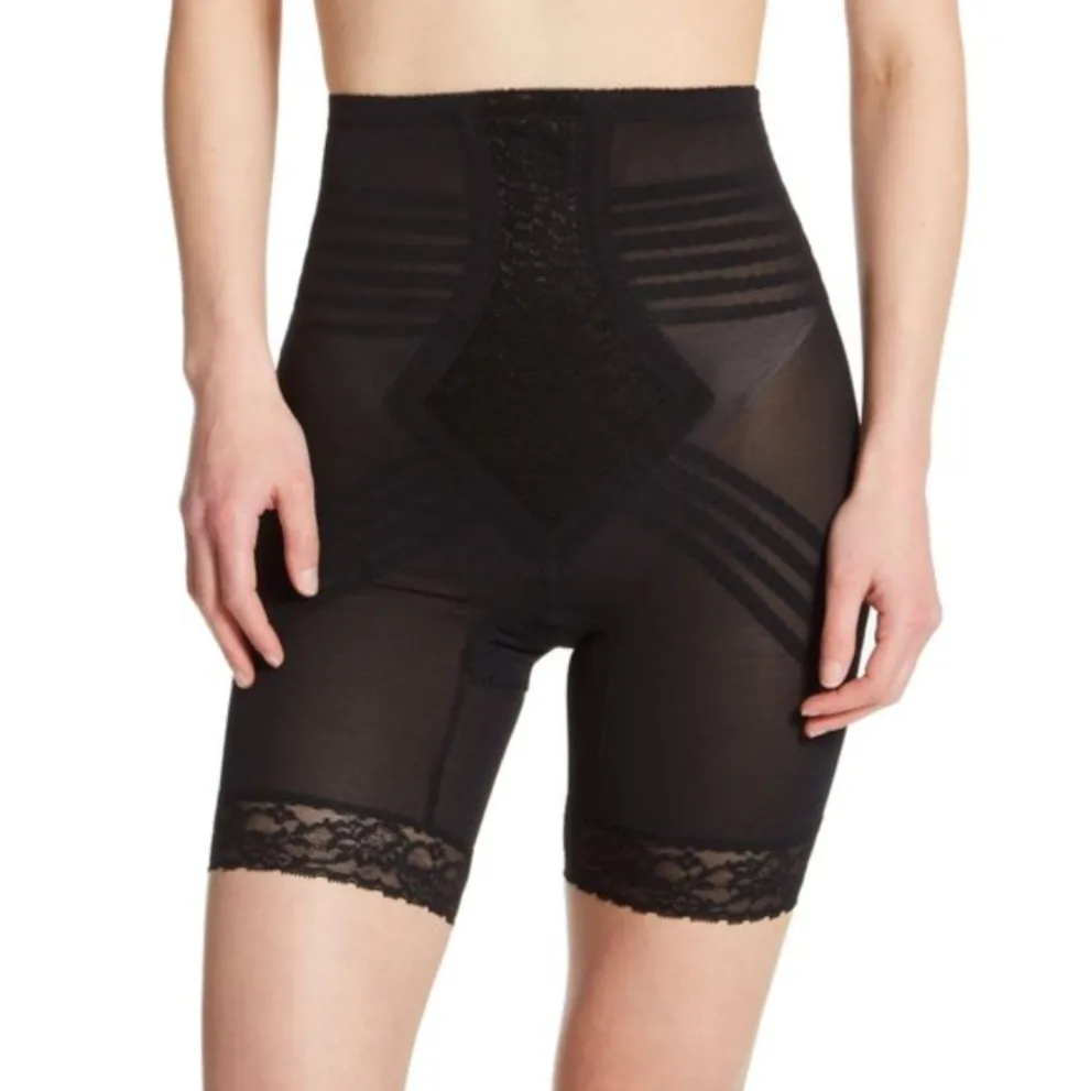 Style 6209 | Breathable High Waist Thigh Slimmer | No Roll Power Mesh Hourglass Shaper | Firm to Extra Firm Support