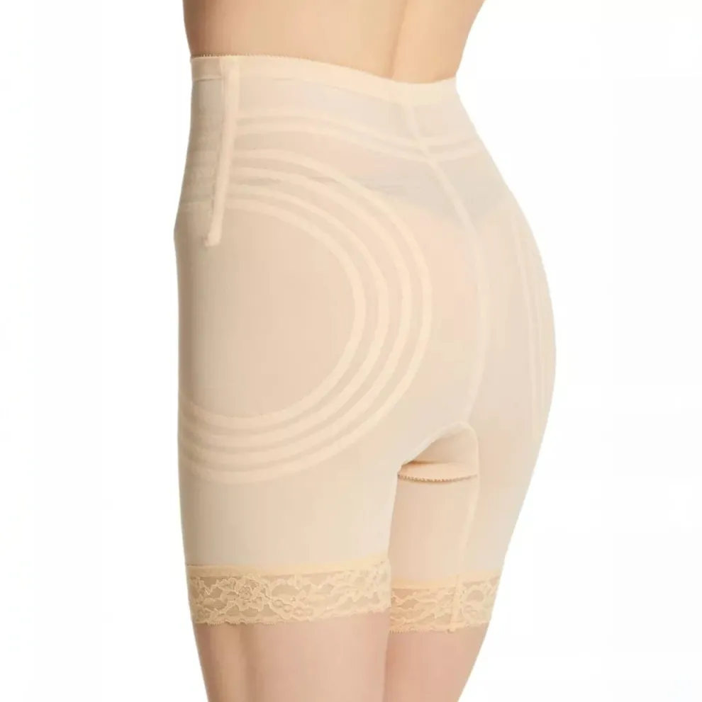 Style 6209 | Breathable High Waist Thigh Slimmer | No Roll Power Mesh Hourglass Shaper | Firm to Extra Firm Support