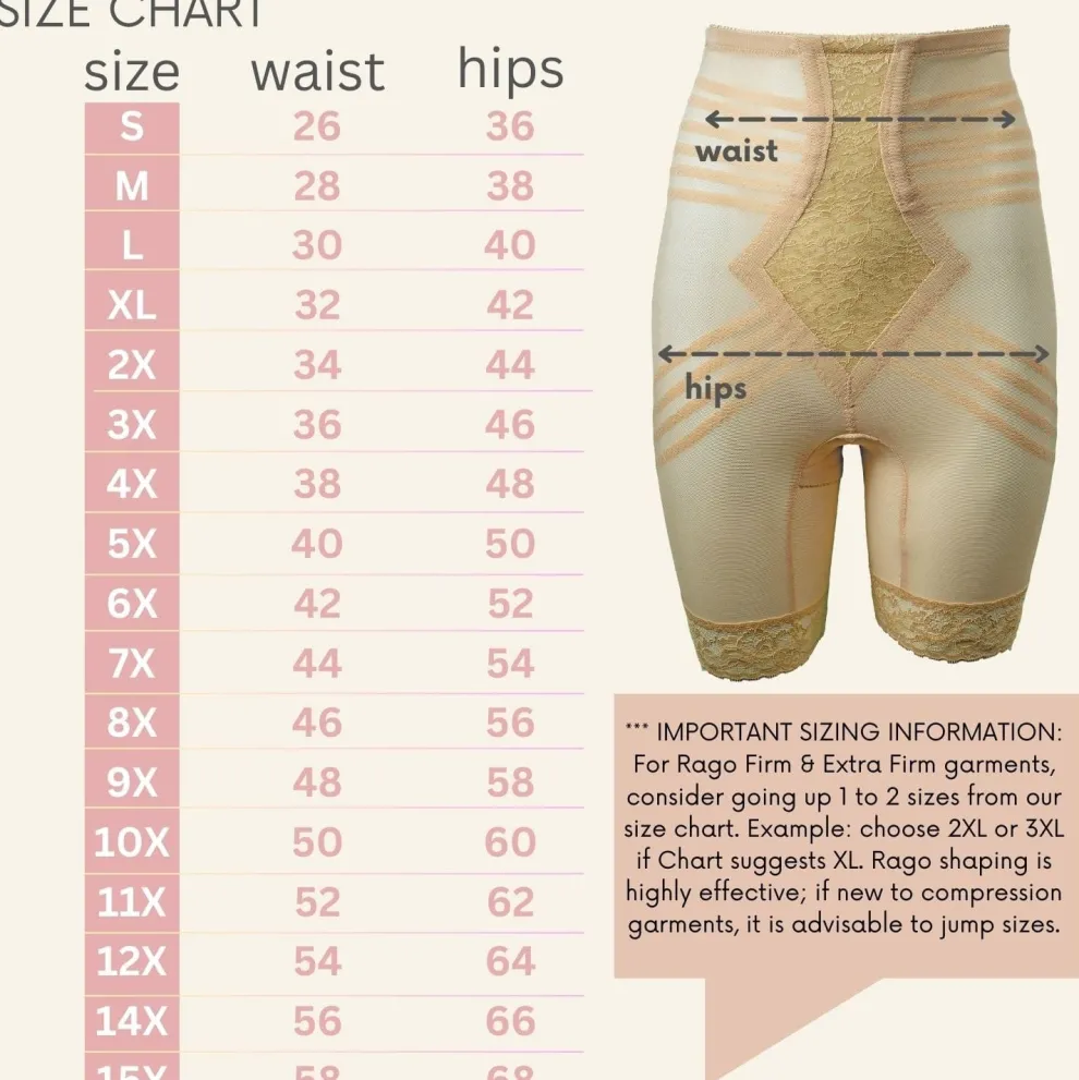 Style 6209 | Breathable High Waist Thigh Slimmer | No Roll Power Mesh Hourglass Shaper | Firm to Extra Firm Support