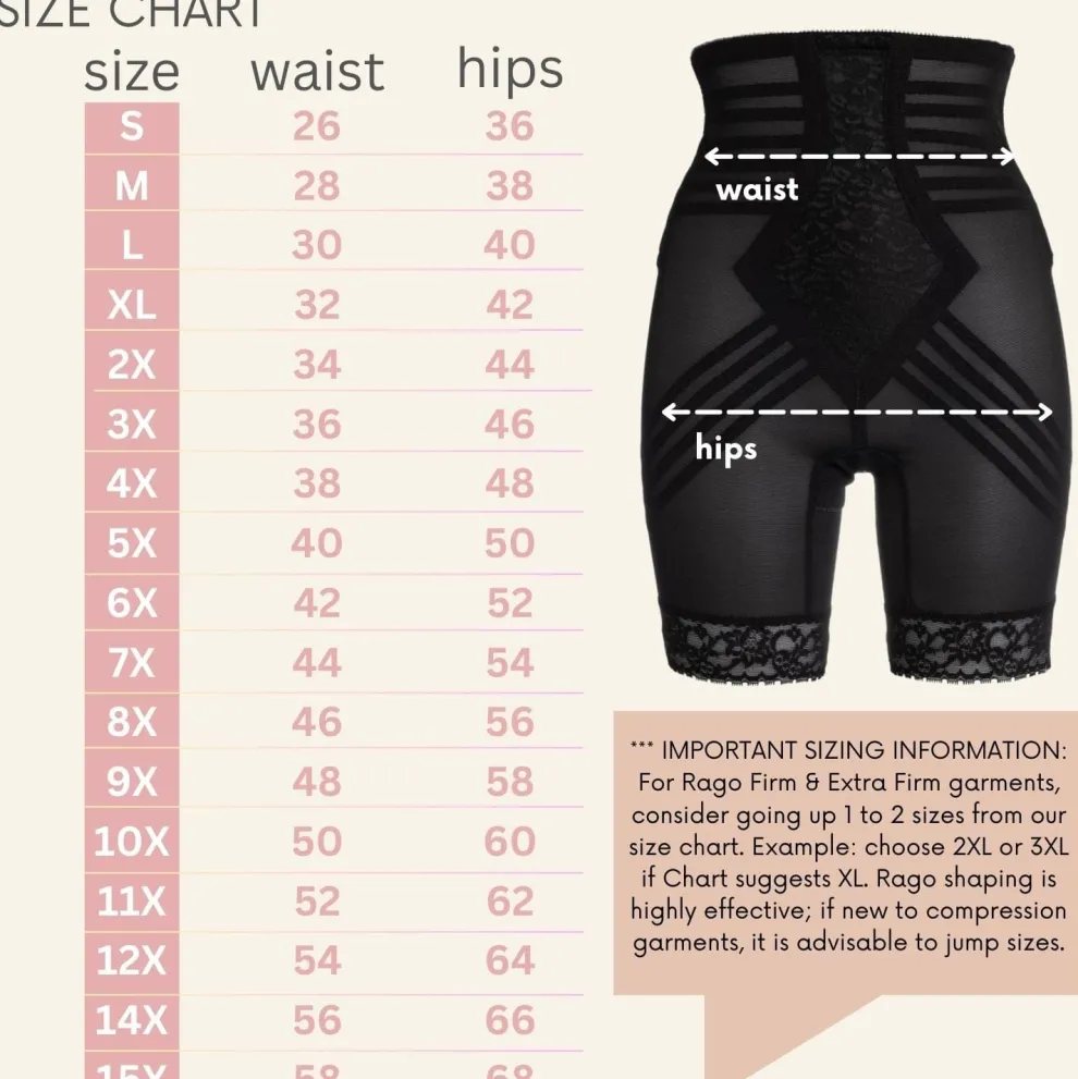 Style 6209 | Breathable High Waist Thigh Slimmer | No Roll Power Mesh Hourglass Shaper | Firm to Extra Firm Support