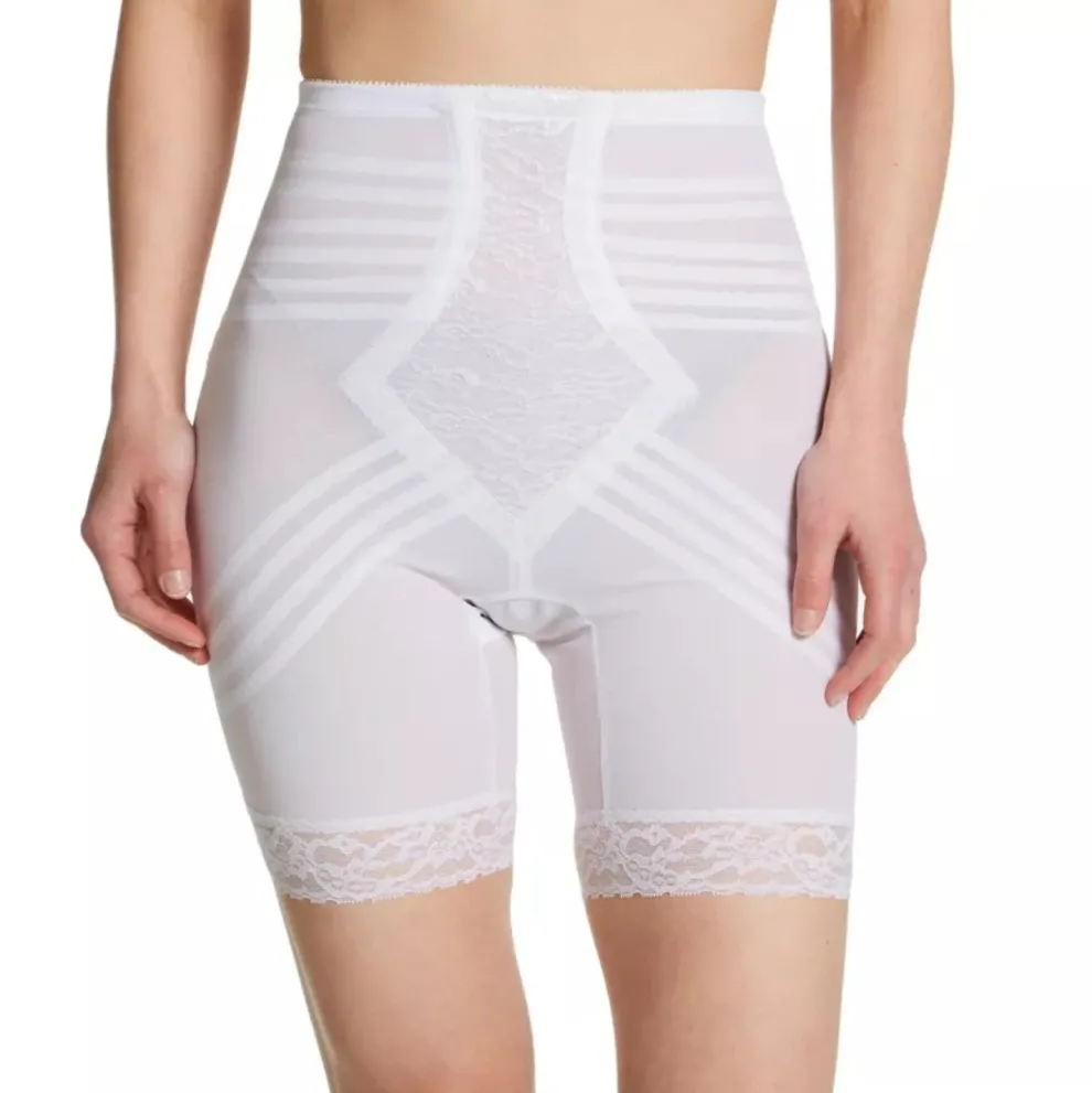 Style 6209 | Breathable High Waist Thigh Slimmer | No Roll Power Mesh Hourglass Shaper | Firm to Extra Firm Support