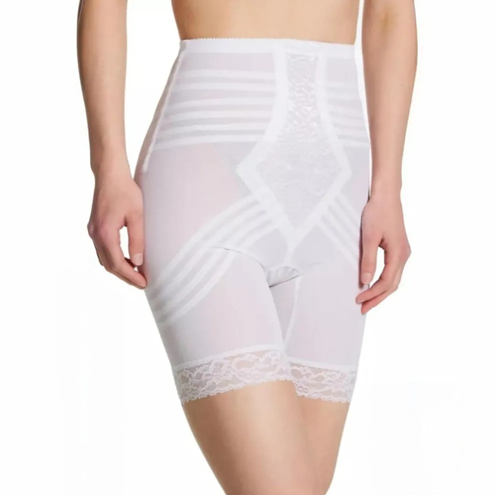 Style 6209 | Breathable High Waist Thigh Slimmer | No Roll Power Mesh Hourglass Shaper | Firm to Extra Firm Support