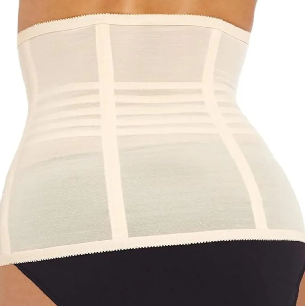 Style 821 | Shapette Powermesh Satin Panel Waist Cincher