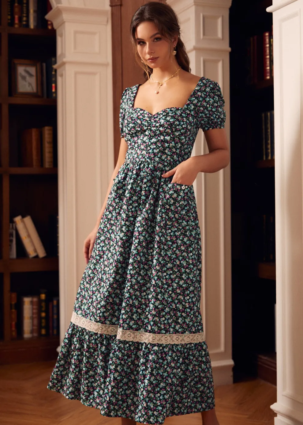 Summer Berry Flair Dress