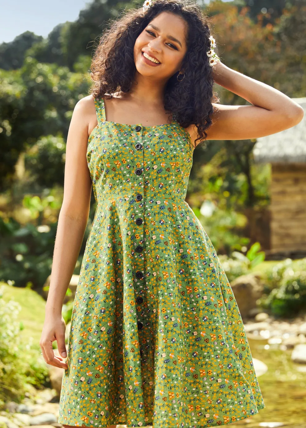 Sunbeam Dance Strappy Dress