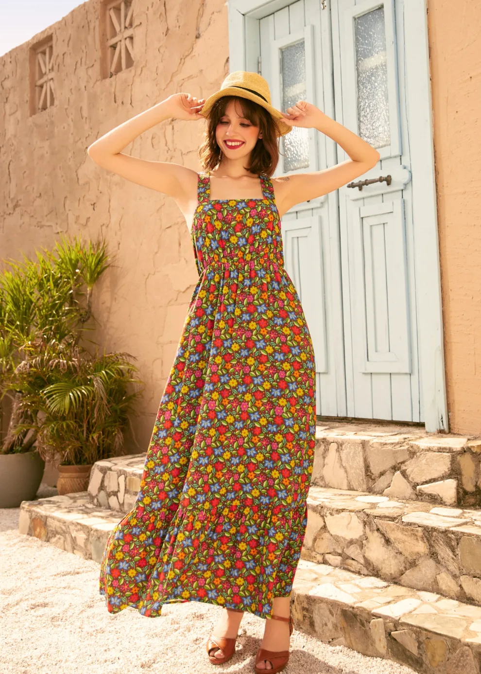 Sun-Kissed & Tiered Maxi Dress