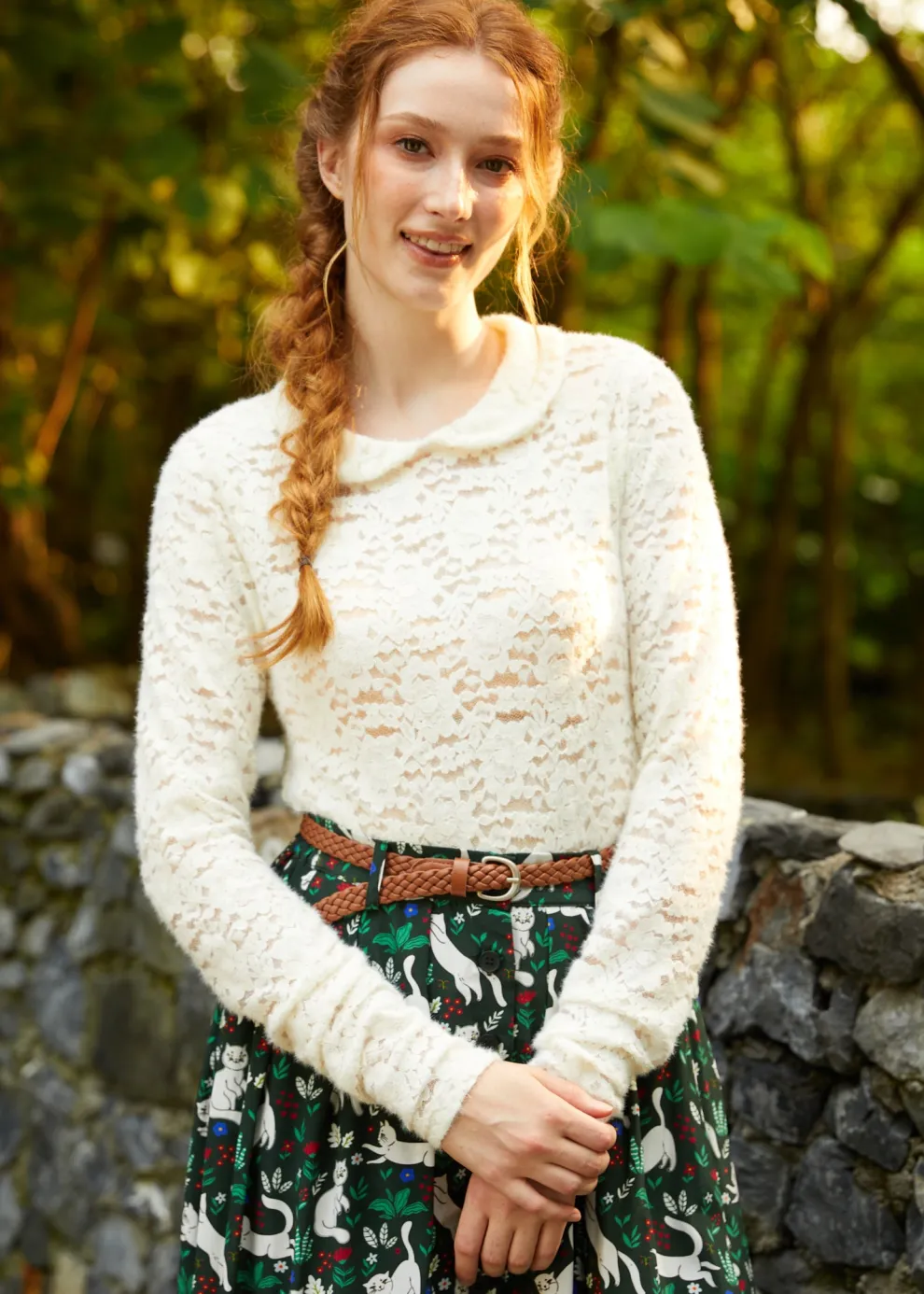 Sweep Me Off My Feet Peter Pan Collar Tee