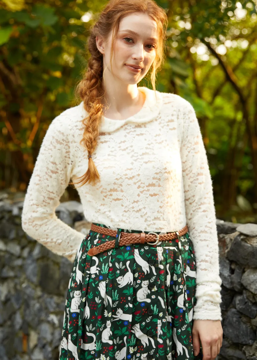 Sweep Me Off My Feet Peter Pan Collar Tee