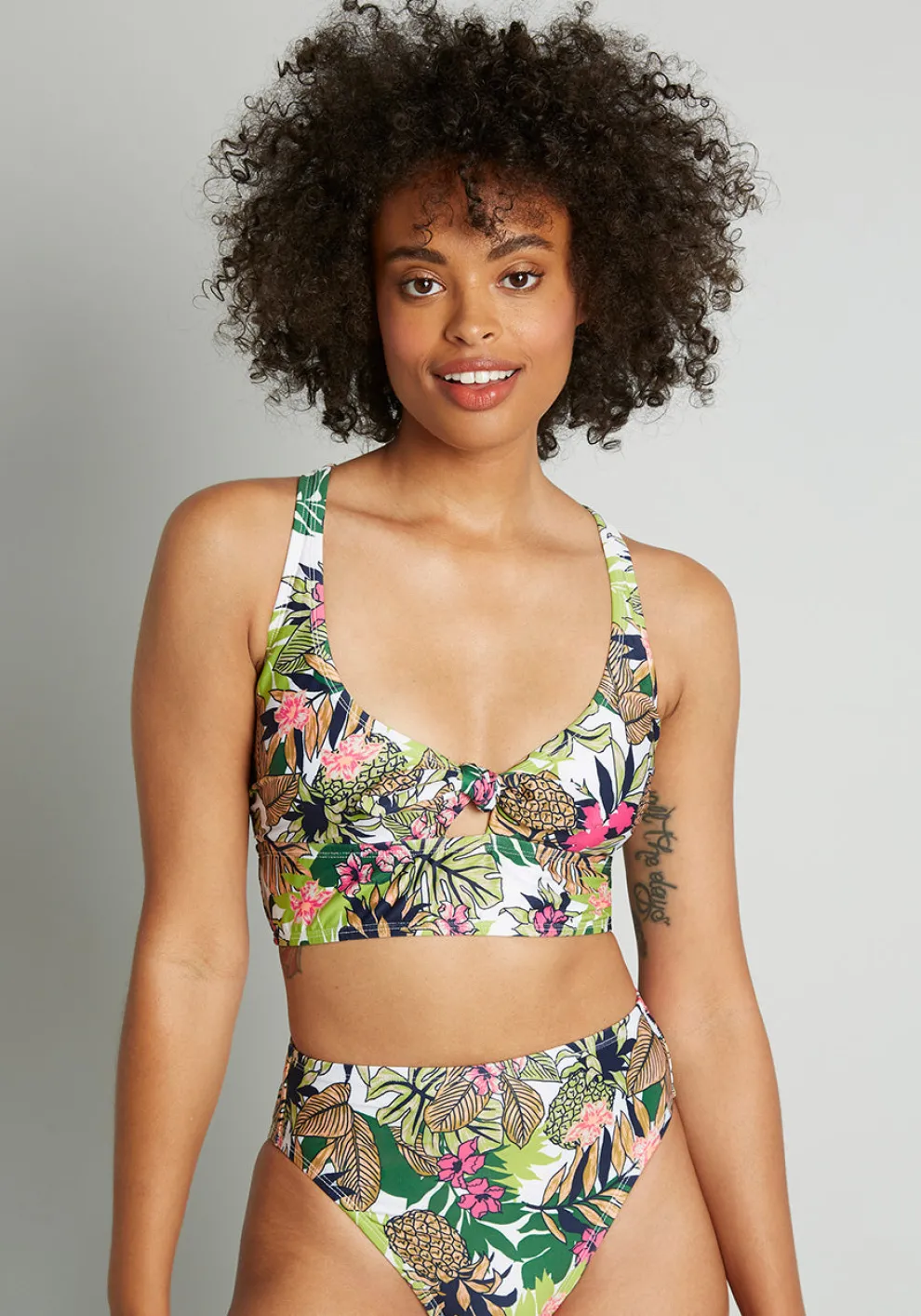 The Annika Crop Bikini Top