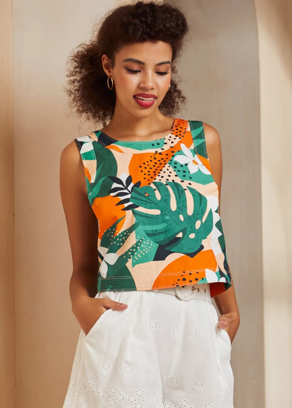 The Breezy Backdrop Top