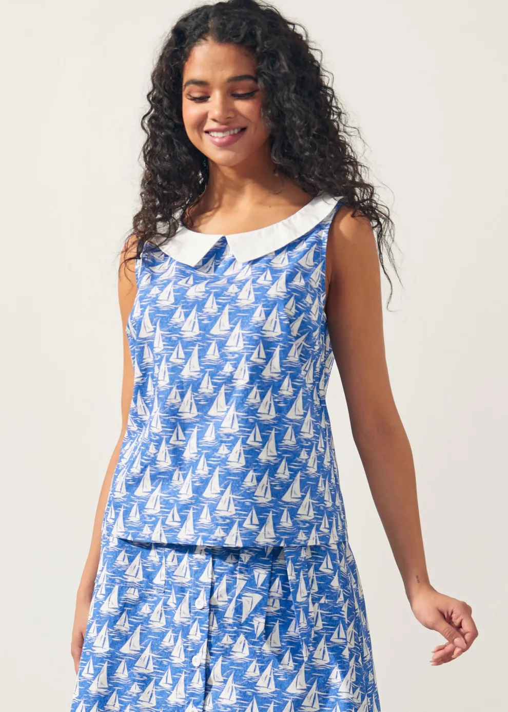 The Class Act Collar Top