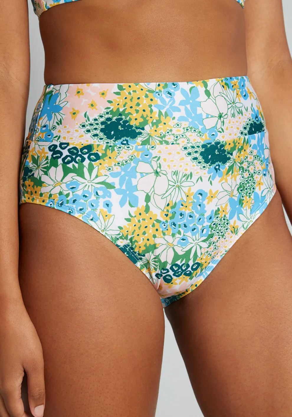 The Sara High-Waisted Bikini Bottom