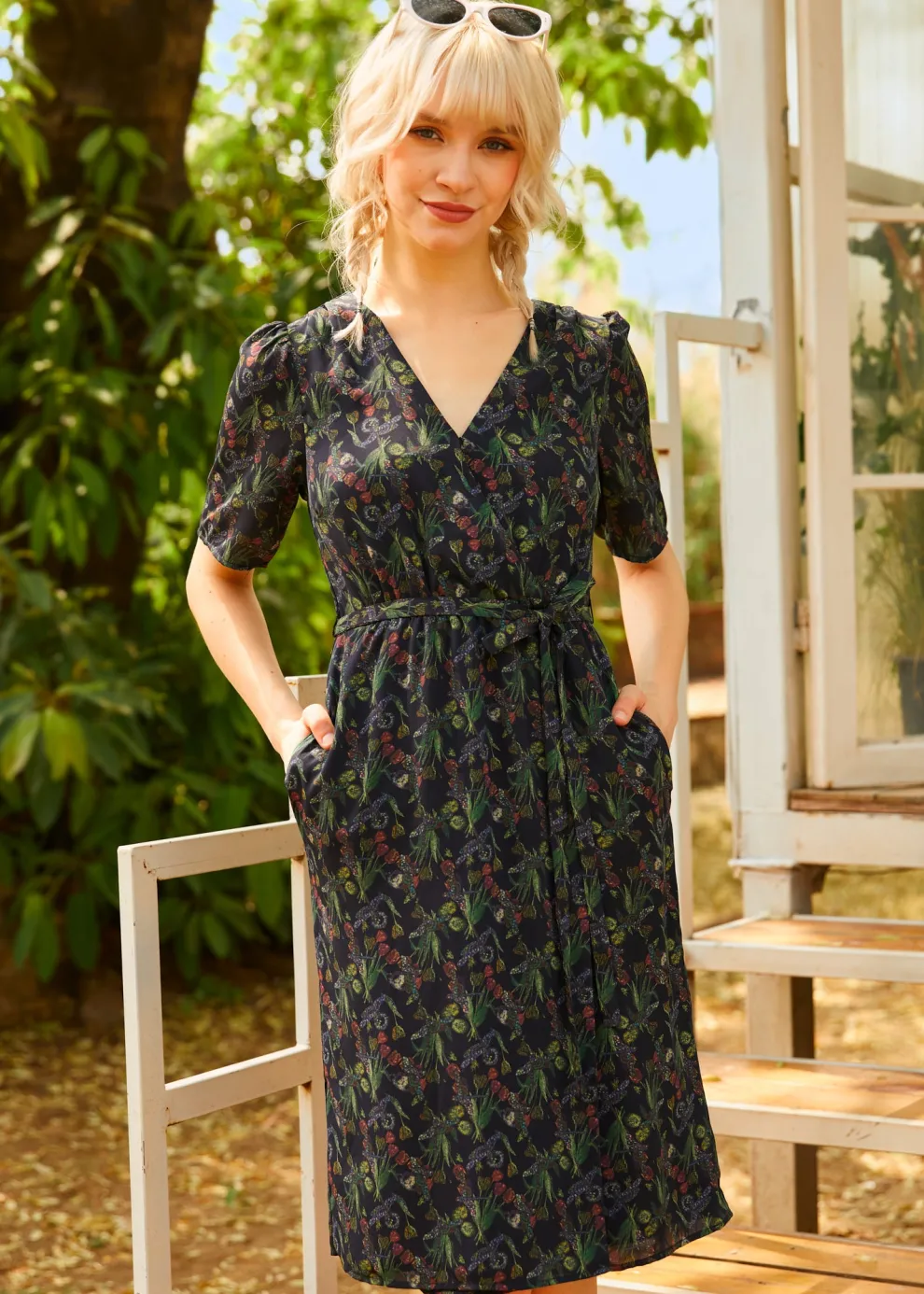 The Sunday Soirée Faux Wrap Dress