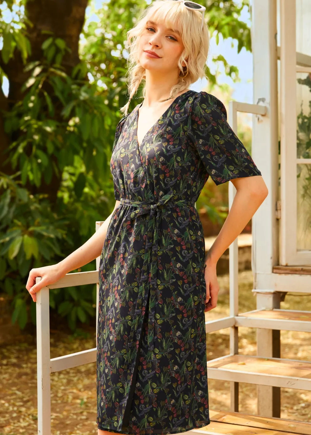 The Sunday Soirée Faux Wrap Dress