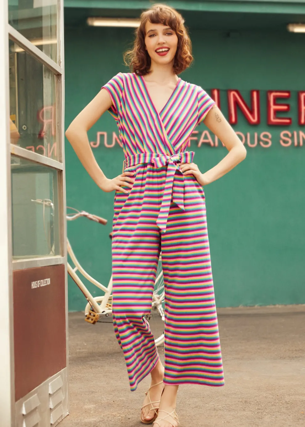 The Twist & Stripe Jumpsuit