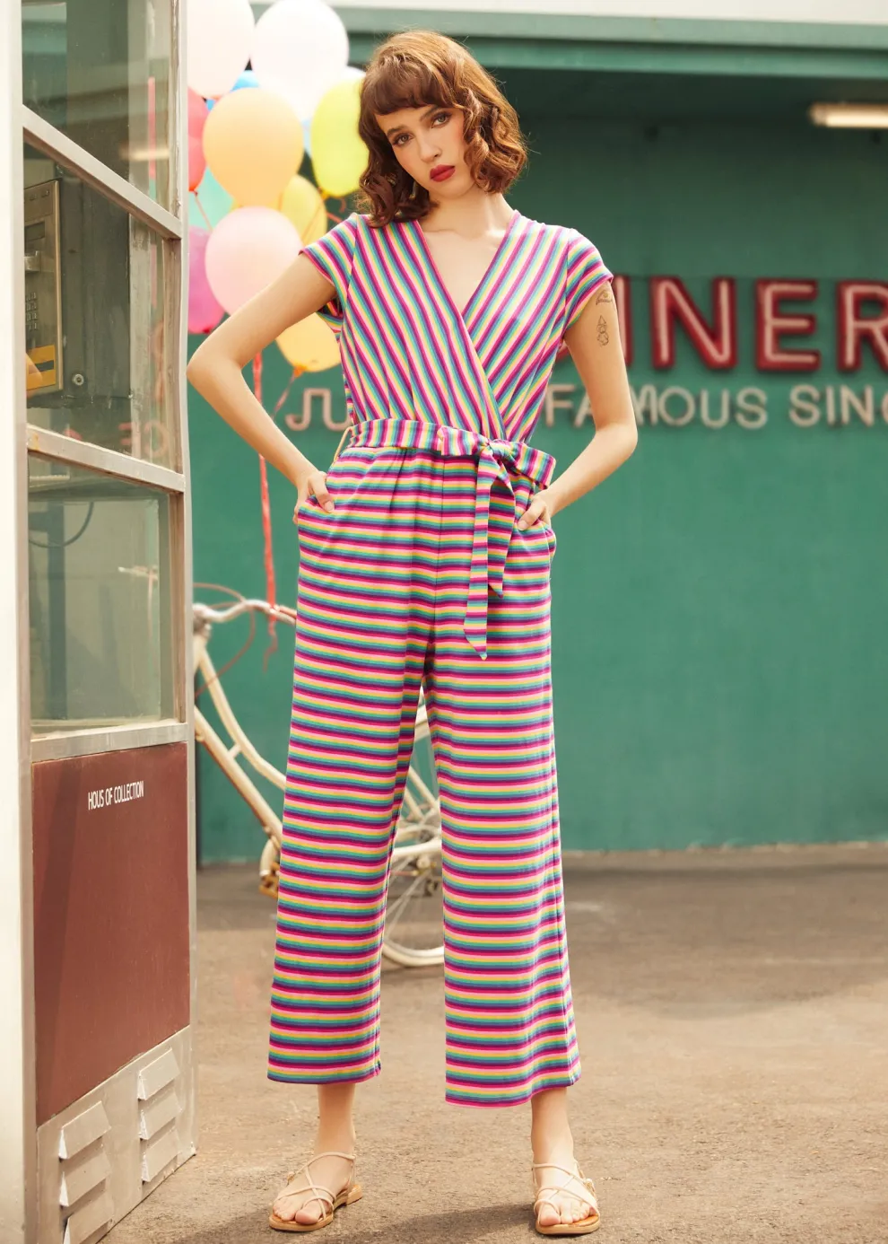 The Twist & Stripe Jumpsuit