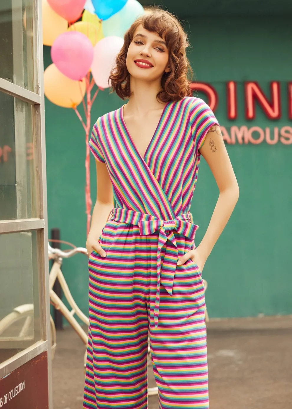 The Twist & Stripe Jumpsuit