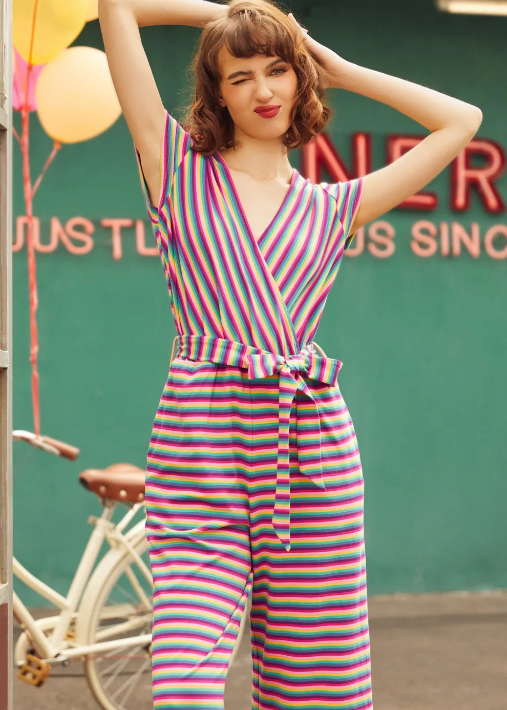 The Twist & Stripe Jumpsuit