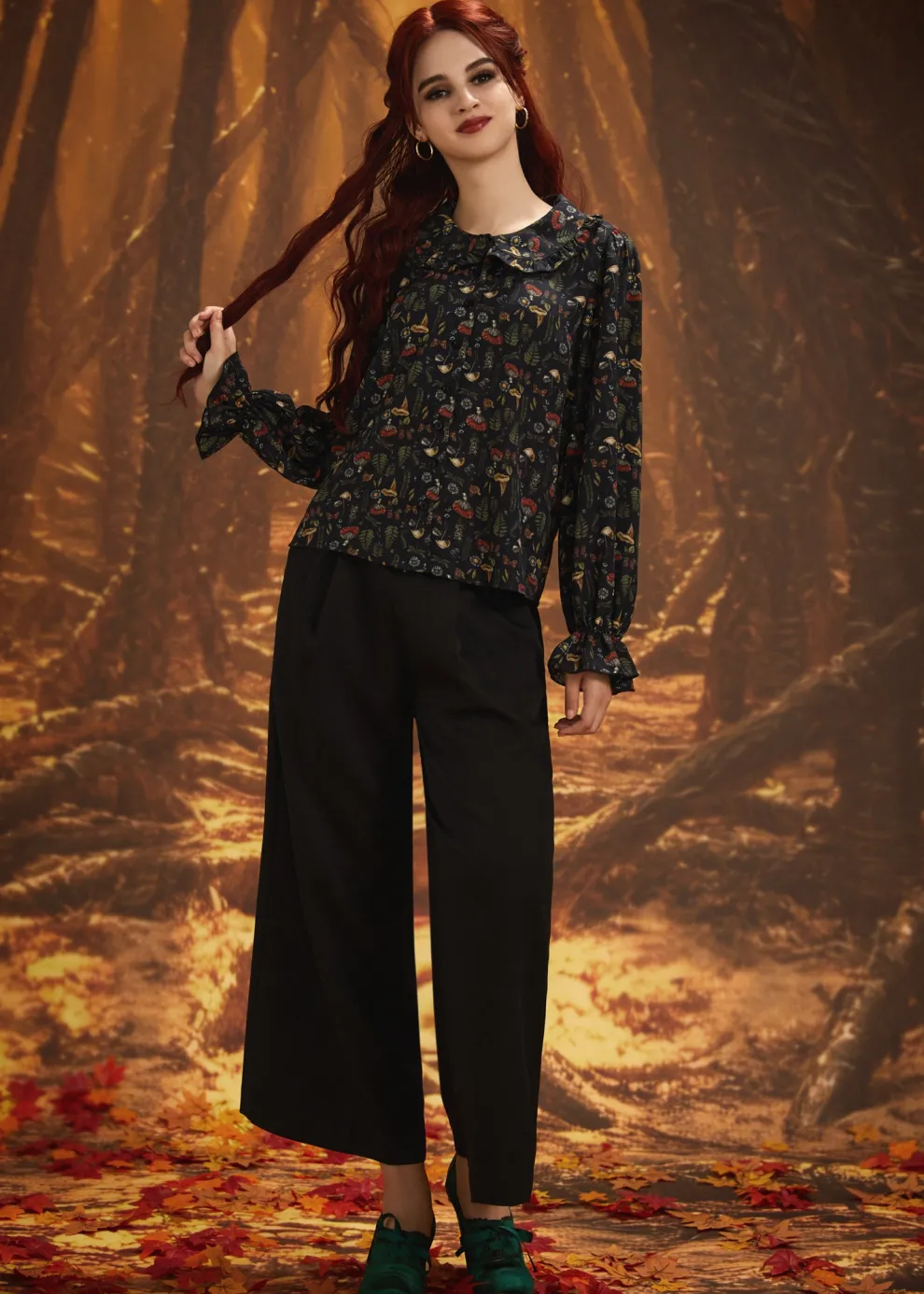 The Vive Ruffle Blouse