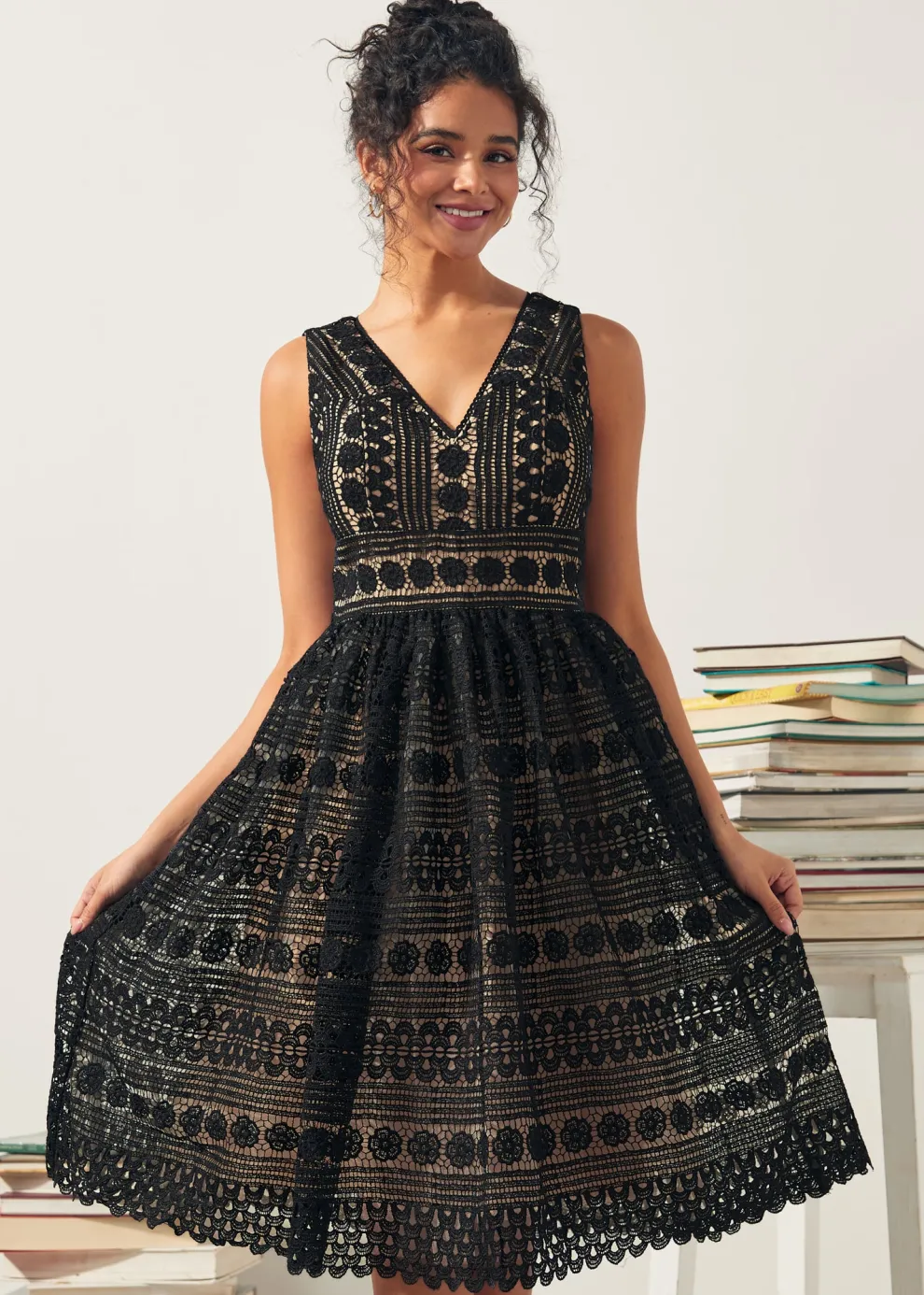 The Vivienne V-Neck Dress