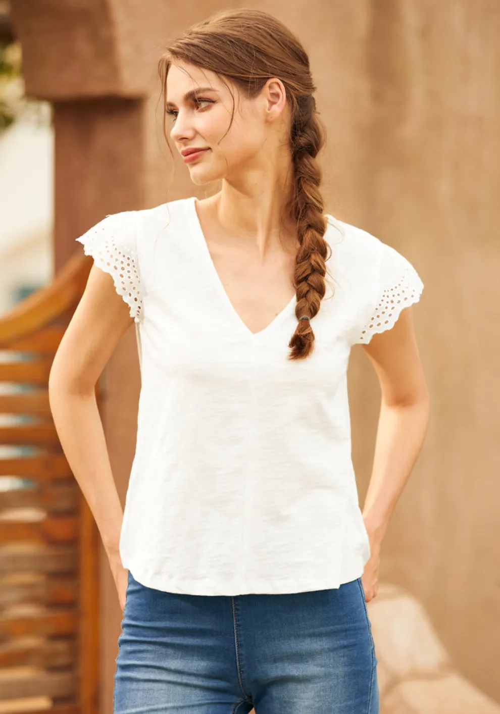 Timeless Eyelet Tee