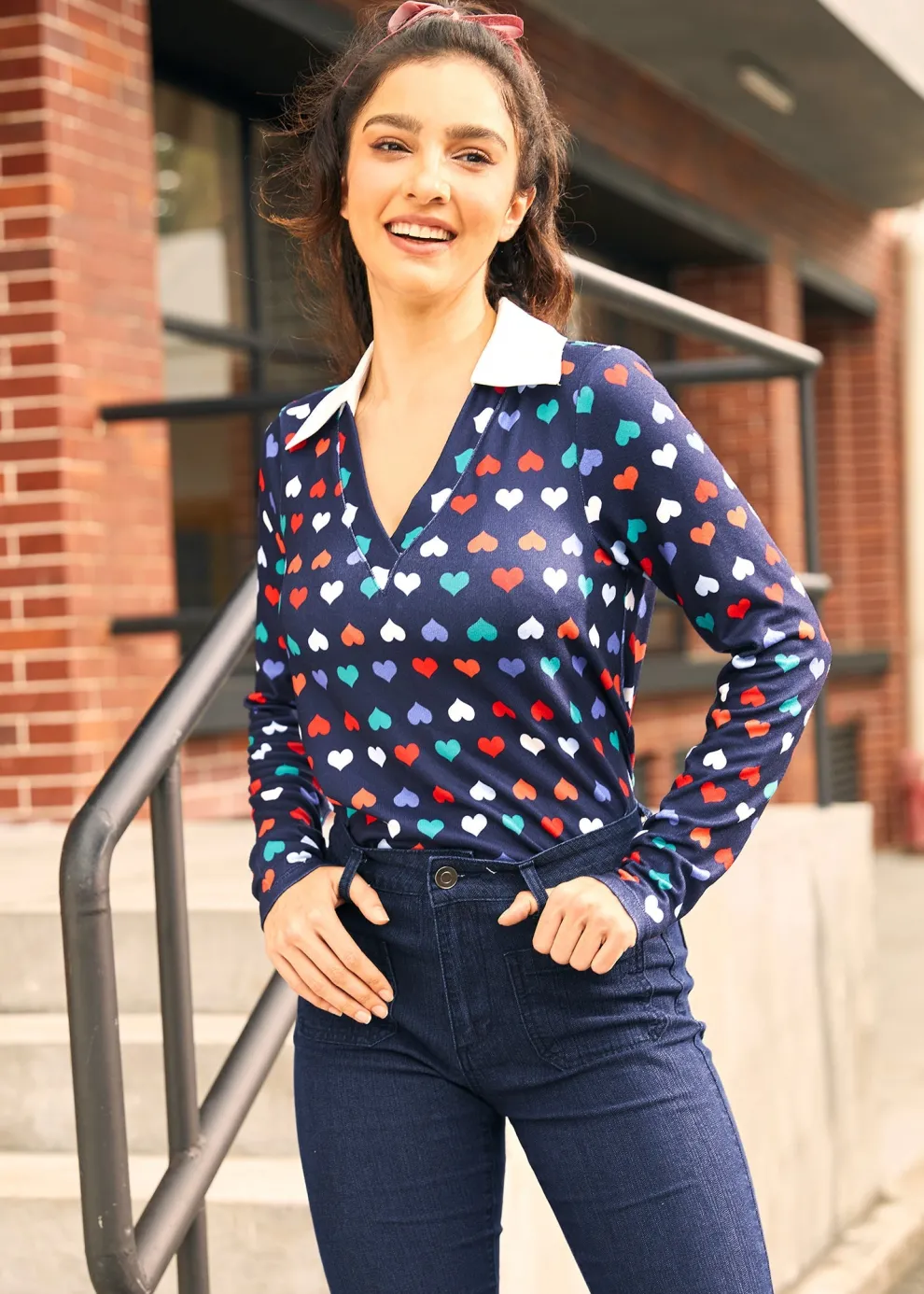 Timeless Falling Leaves Top