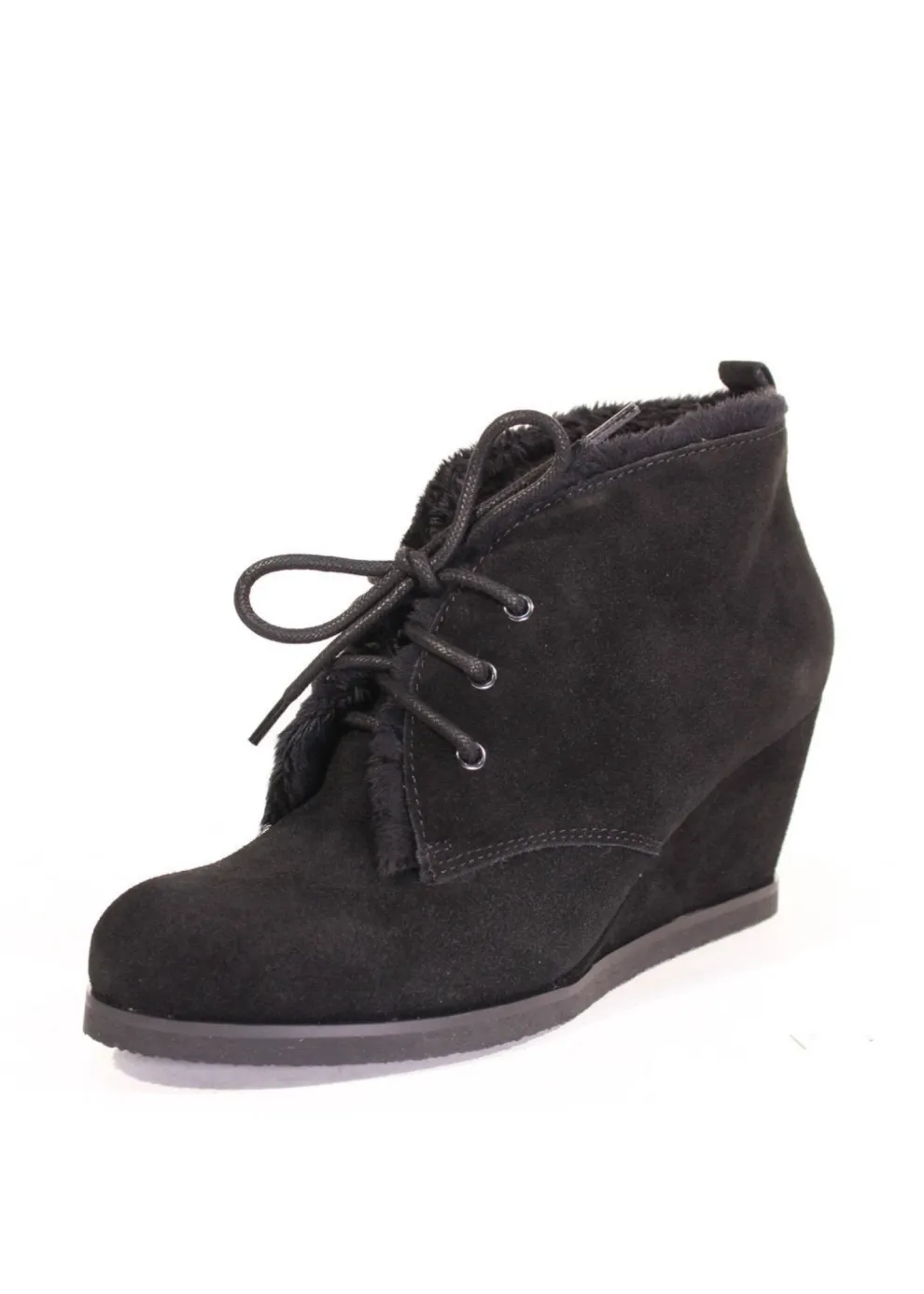 Toronto Suede Wedged Booties