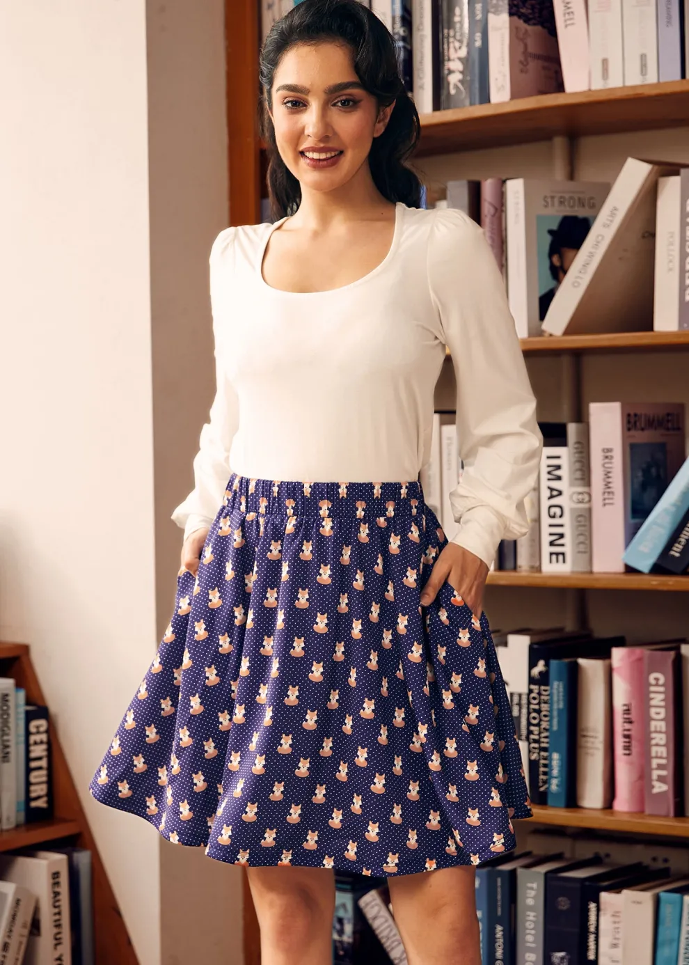 Twirl Into Fall A-Line Skirt