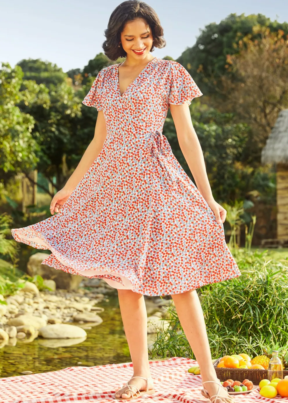 Vintage Vogue Cape Dress