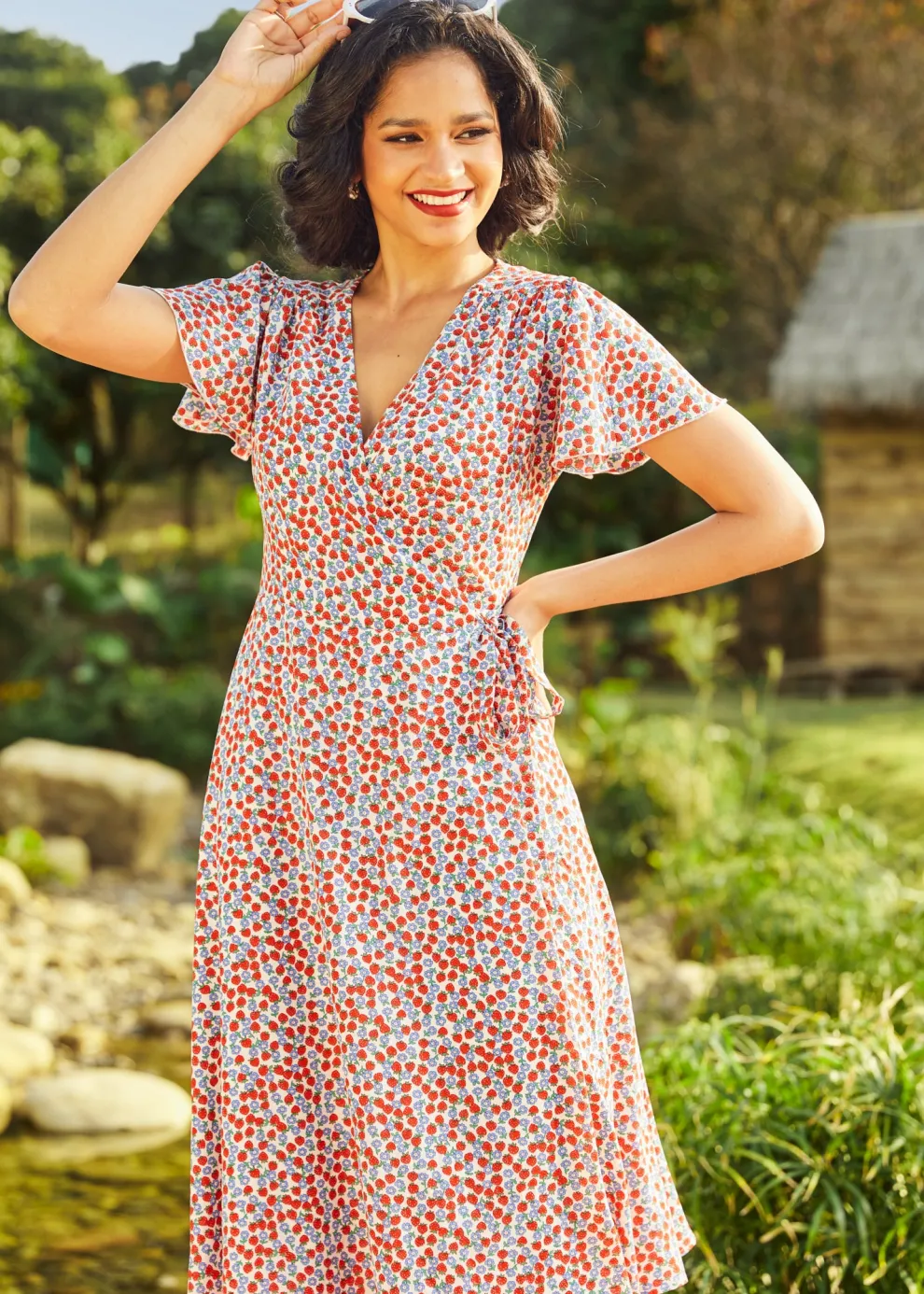 Vintage Vogue Cape Dress