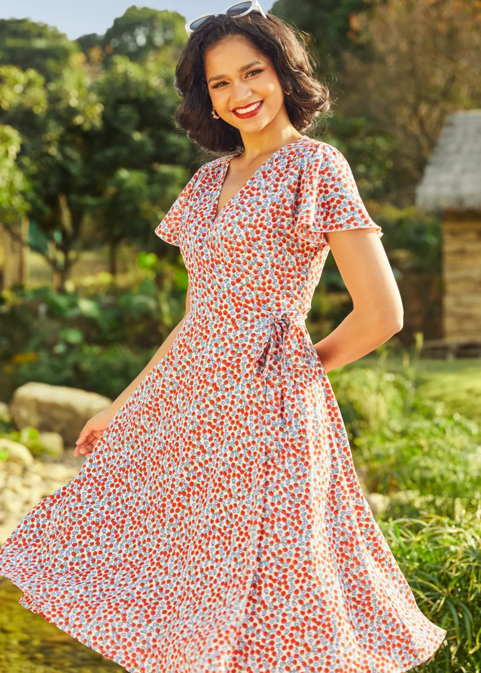 Vintage Vogue Cape Dress