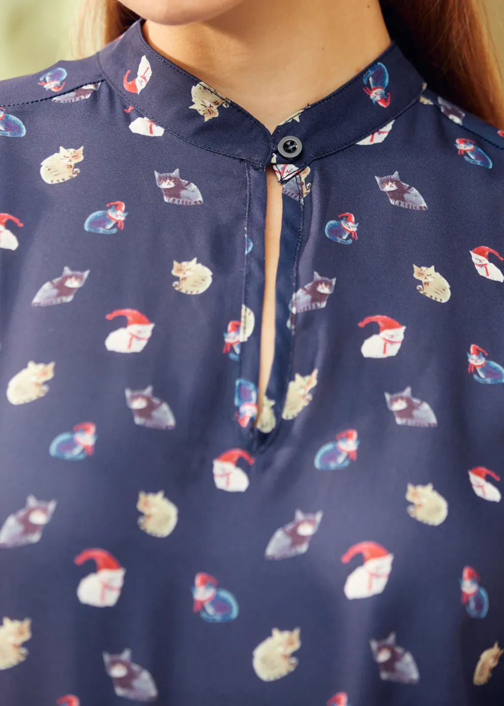 Vintage Vogue Puff Shoulder Blouse