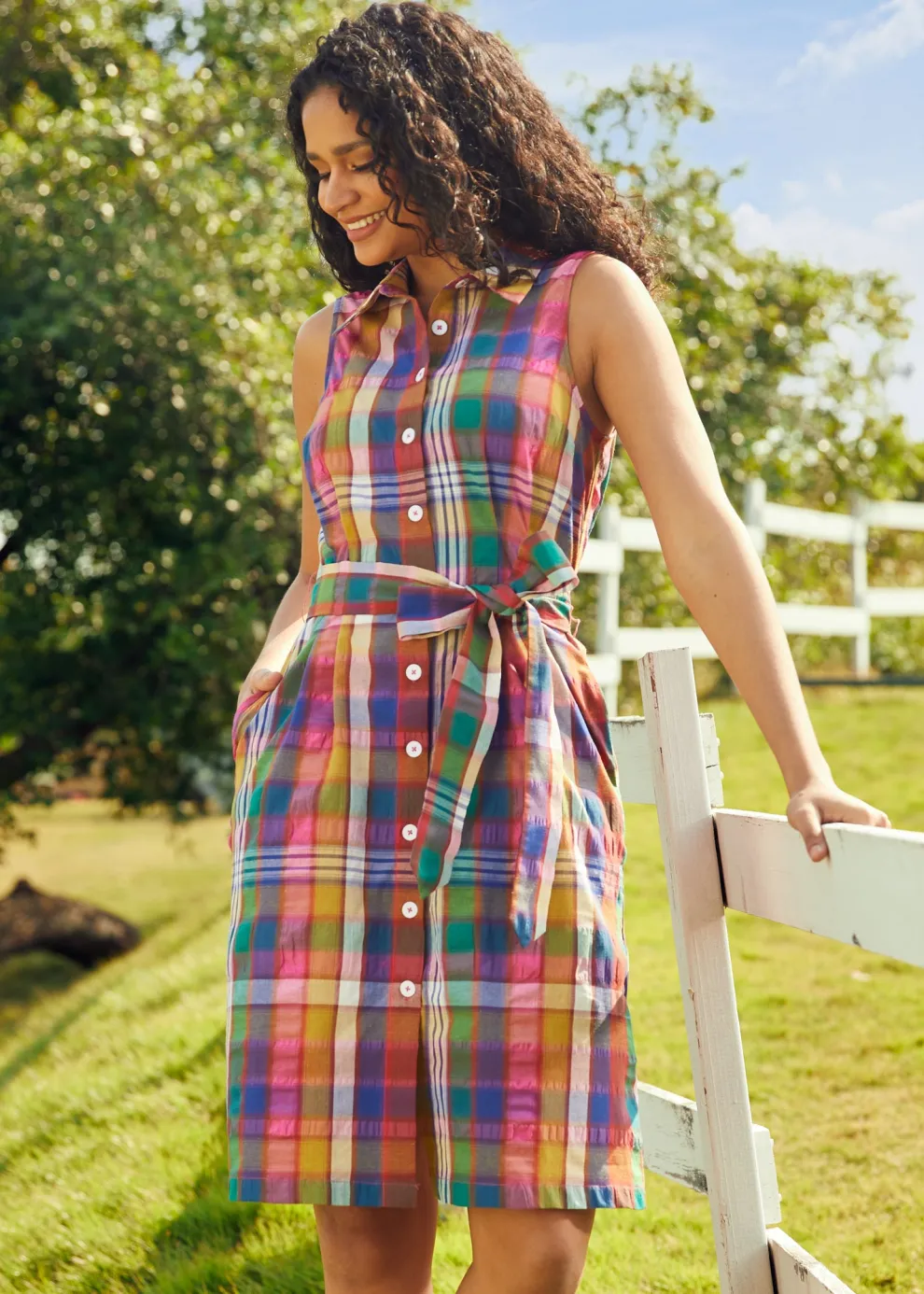 Vintage Voyage Shirt Dress