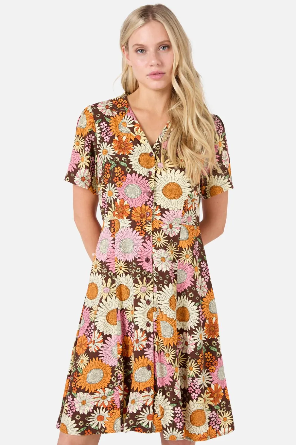 Viva Floral Shirt Dress