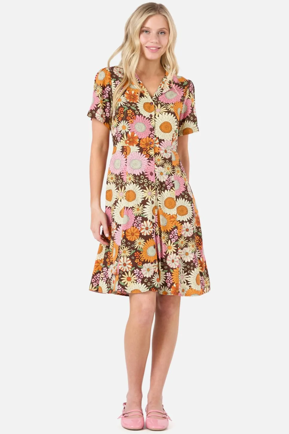 Viva Floral Shirt Dress