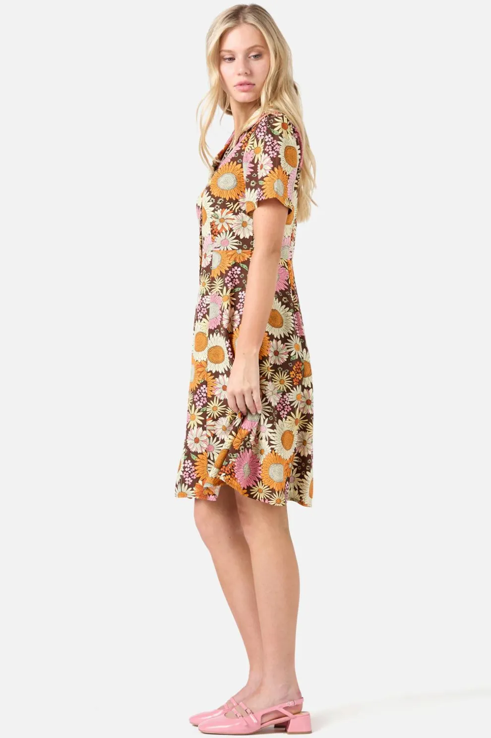 Viva Floral Shirt Dress