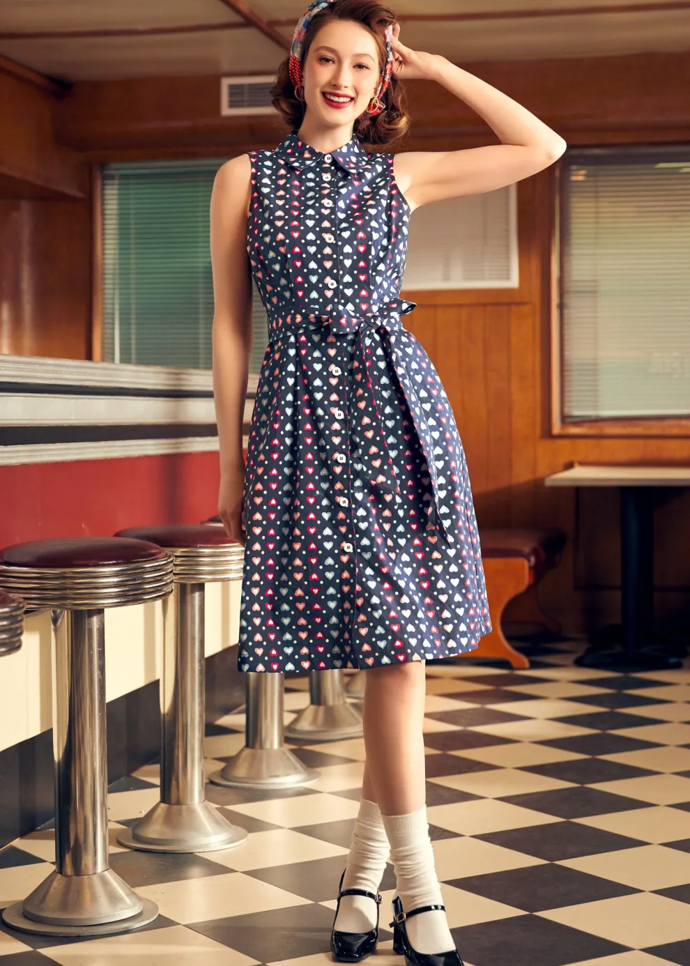 Whimsical Wanderlust Shirt Dress