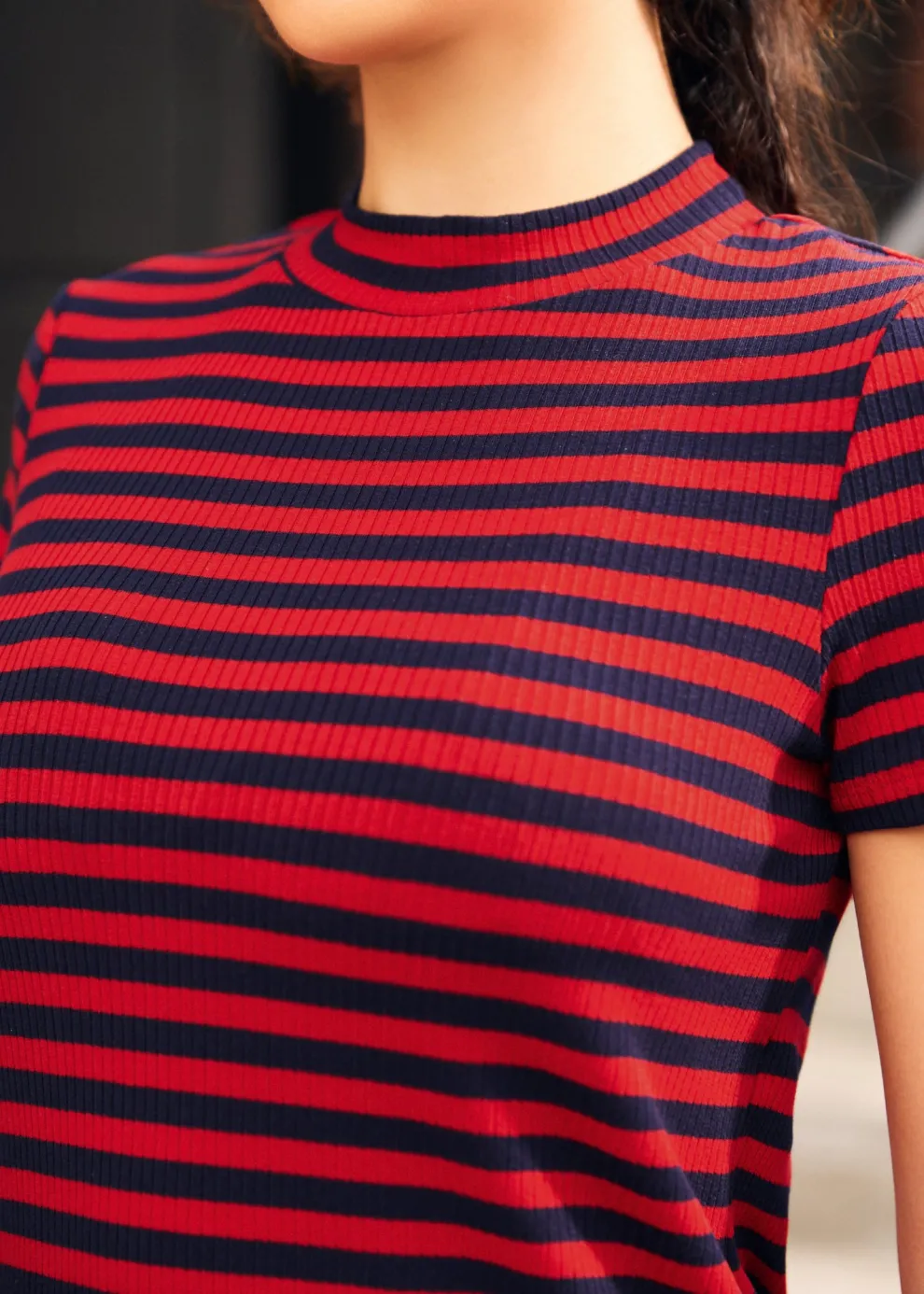 Whispers of Autumn Mock Neck Top